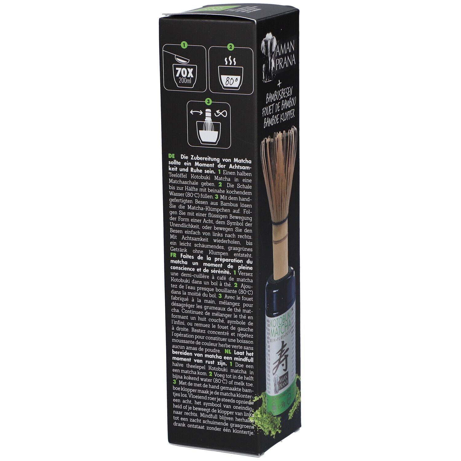 Aman Prana Kotobuki Matcha + Fouet En Bambou gratuit