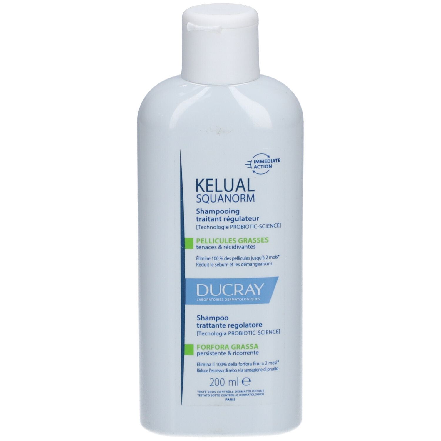 Ducray Kelual Squanorm Regulierendes Behandlungsshampoo - Fettige Schuppen