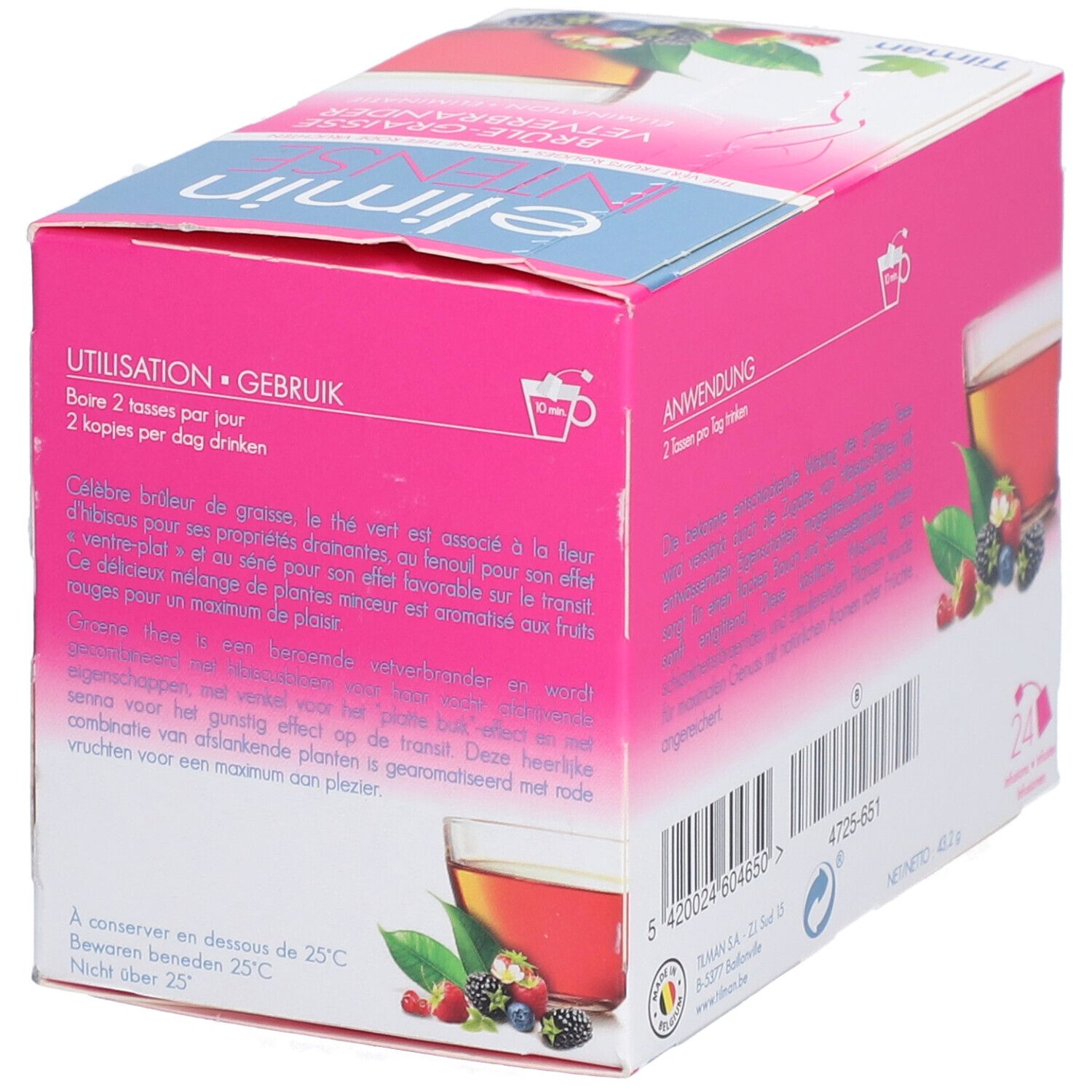 Elimin Intense Grüner Tee Rote Früchte