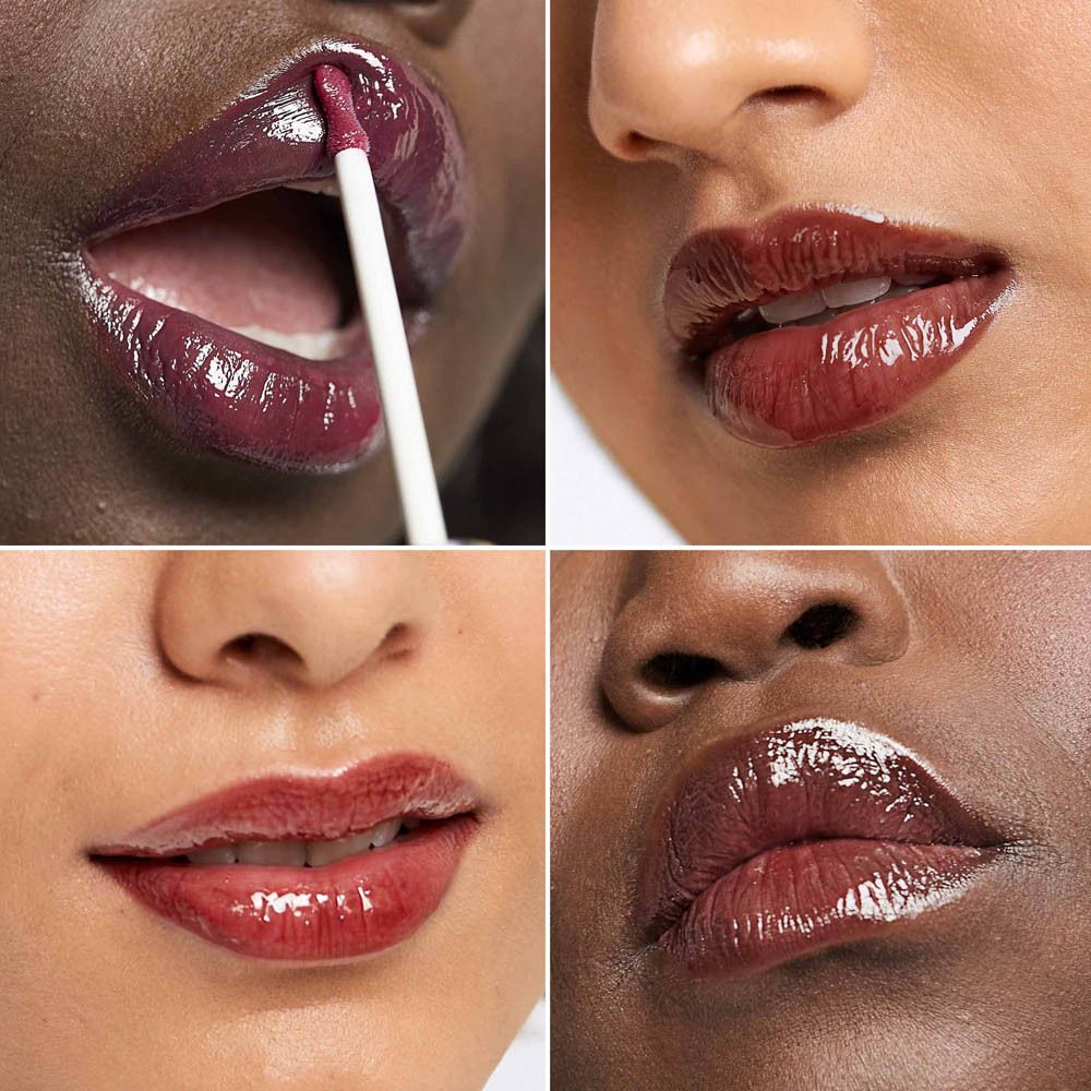 Lippenstiftprobe in Rosaton.
