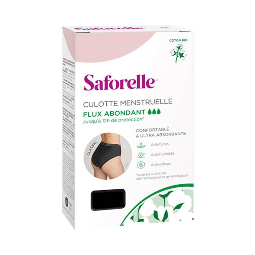 Saforelle Culotte Menstruelle Flux Abondant Taille 48