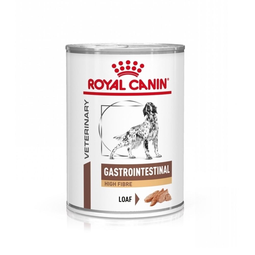 Dose Royal Canin Veterinary Canine Gastrointestinal High Fibre.