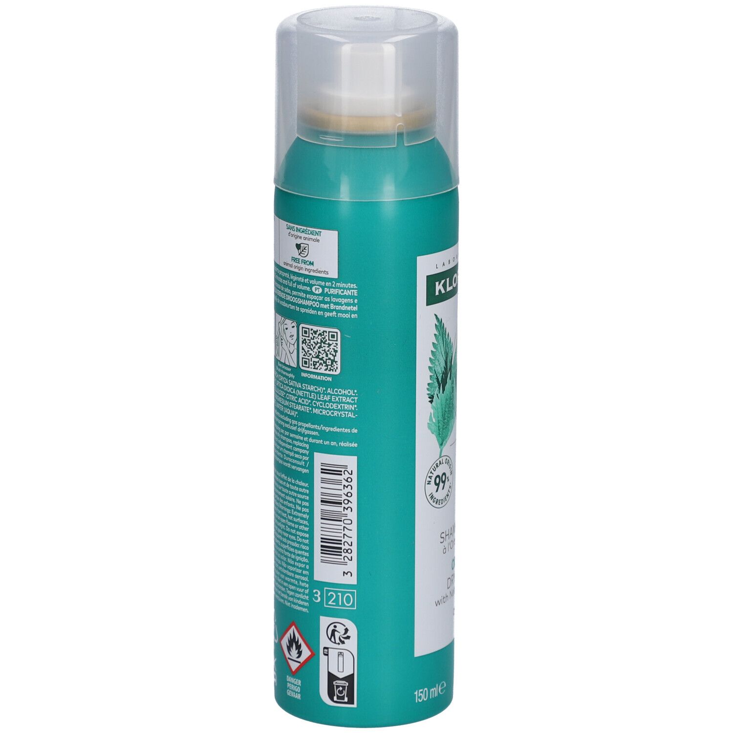 Klorane Shampooing Sec à l'Extrait d'Ortie