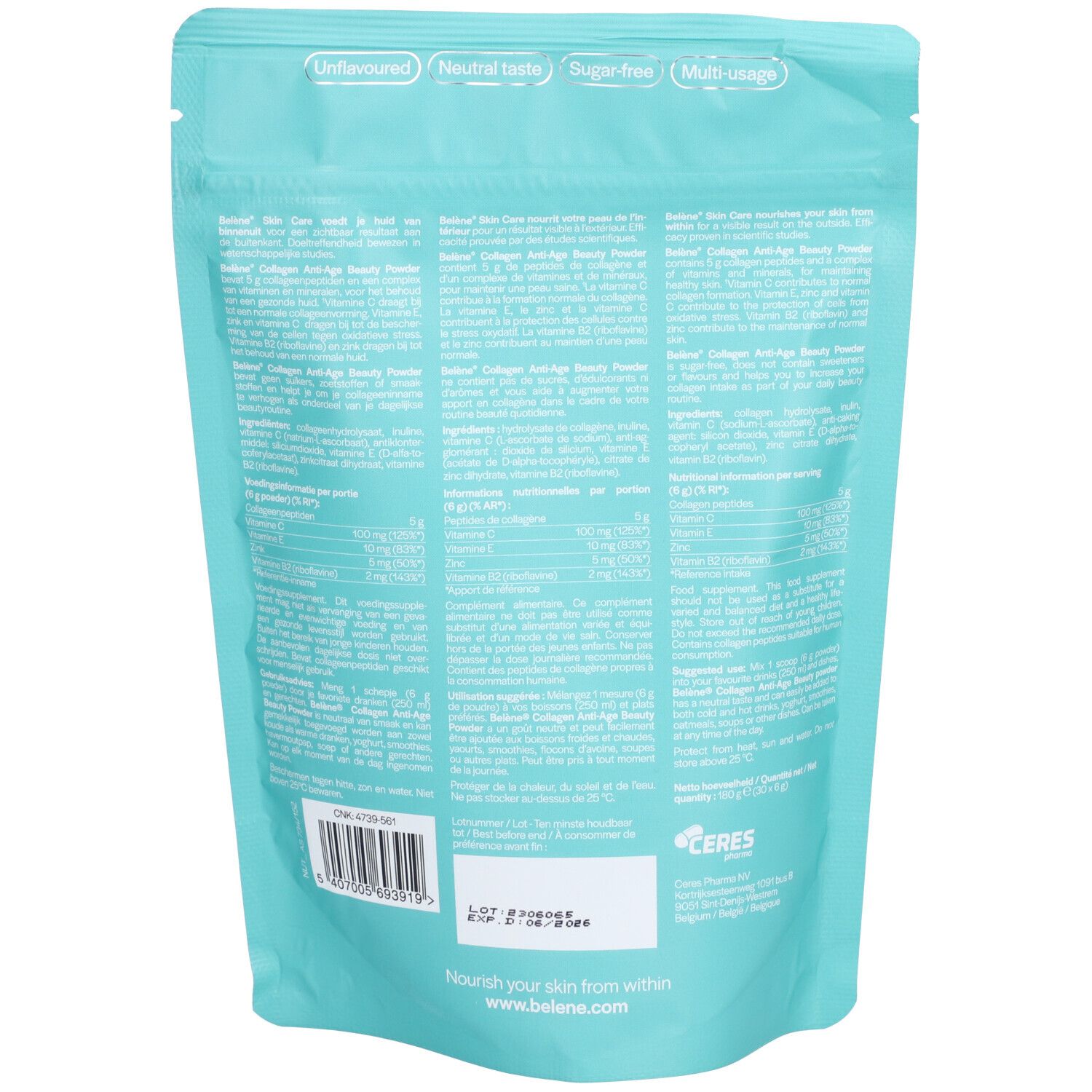 Belene Collageen Anti-Age Beauty Powder