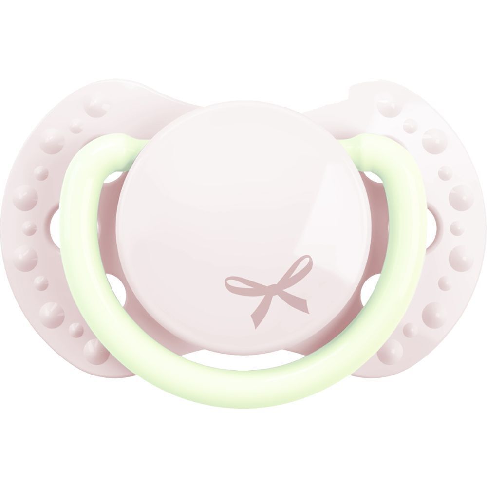 Difrax Fopspeen Dynamische Neugeborenen-Babyshower Rosa 0-2m