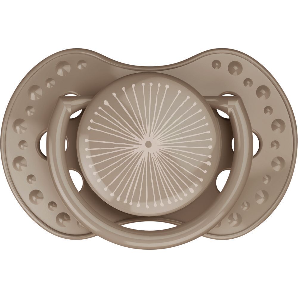 Difrax Fopspeen Dynamische Harmonie Creme - L.Brown 0-3m