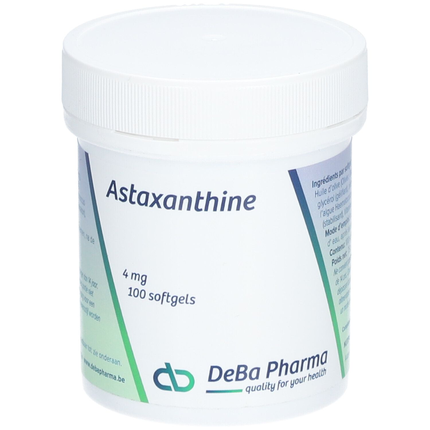 DEBA PHARMA Astaxanthine 4 mg