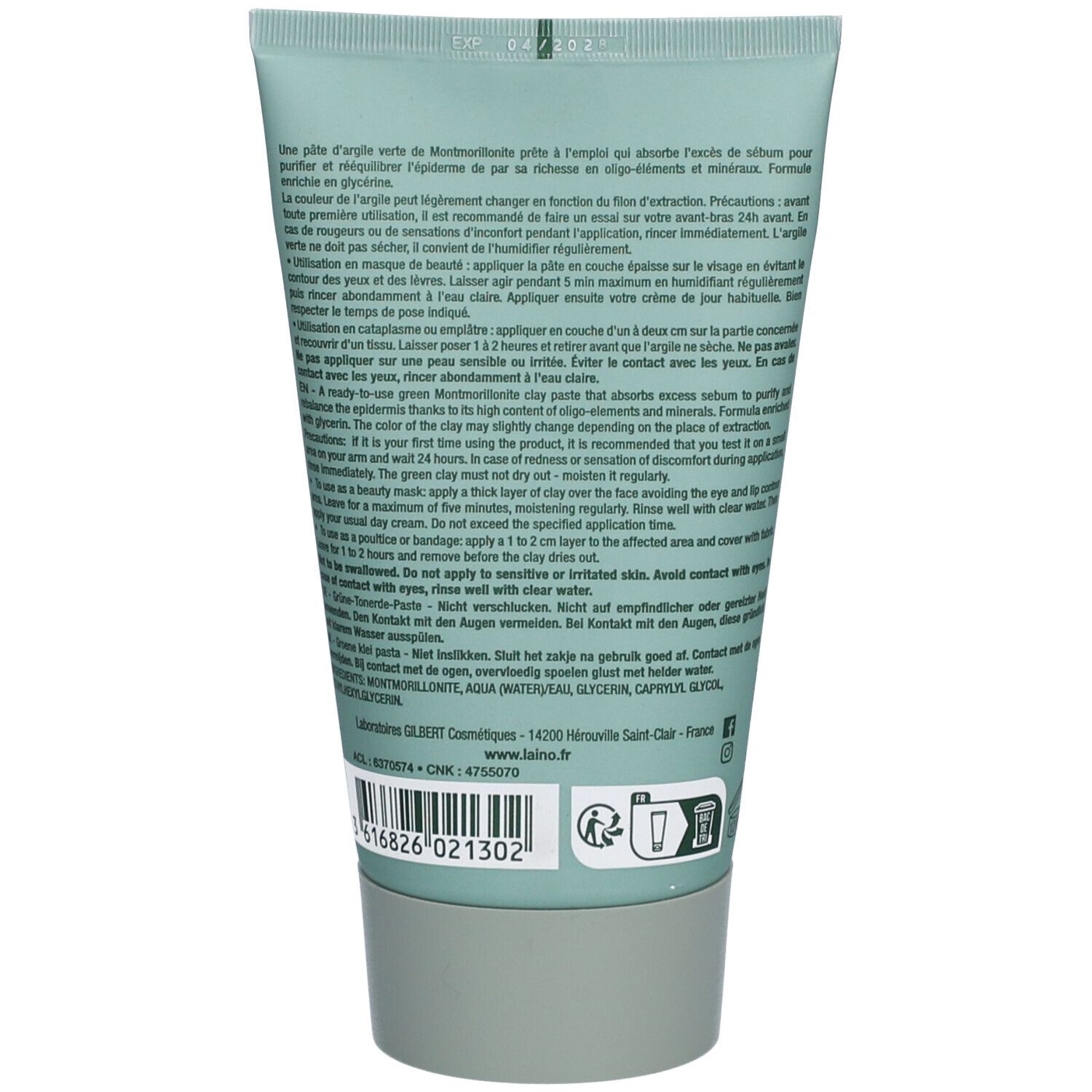 Laino Grüne Tonerdepaste