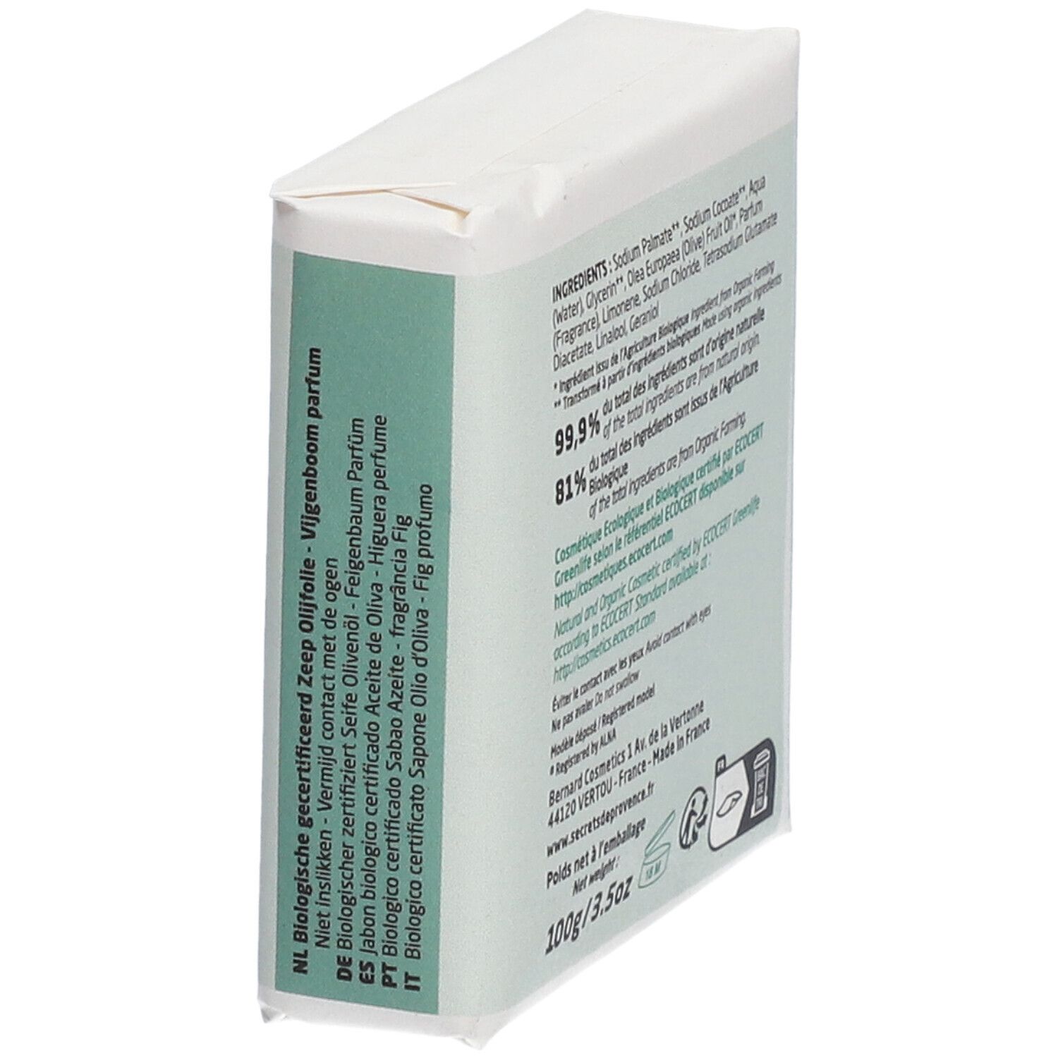 Secrets De Provence My Soap Bar Organic Olive Oil