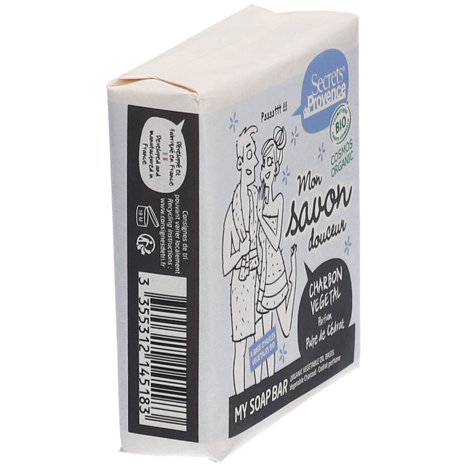 Secrets De Provence My Soap Bar Vegetable Charbon