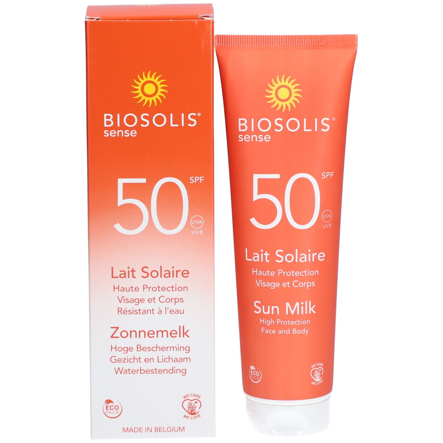 BIOSOLIS SENSE Lait Solaire SPF50 150ml