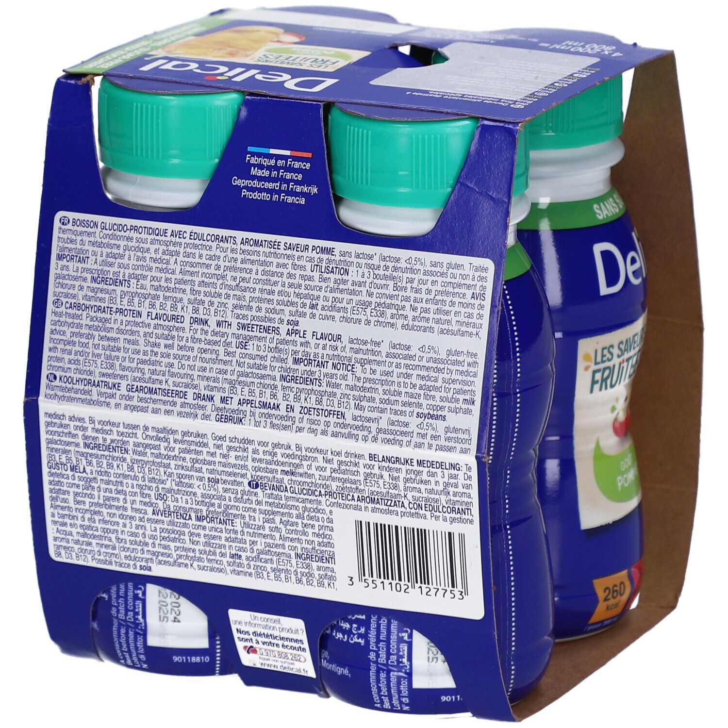 Delical Die Fruchtigen Aromen Zuckerfrei - Apfel