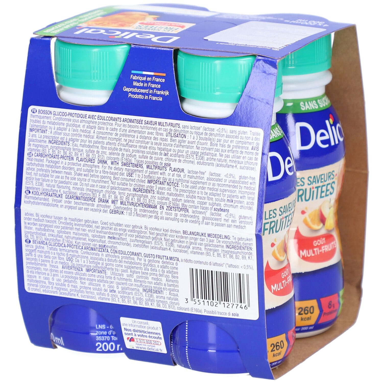 Delical Die Fruchtigen Aromen Zuckerfrei - Multi-Frucht