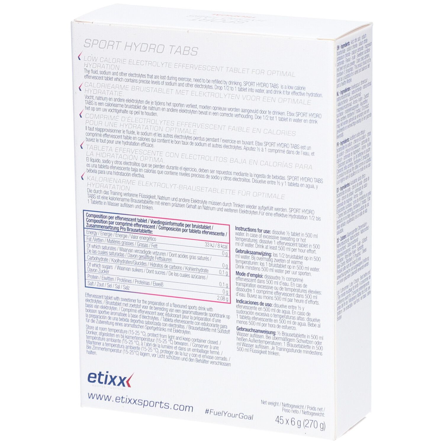 Etixx Sport Hydro Tab Tropical