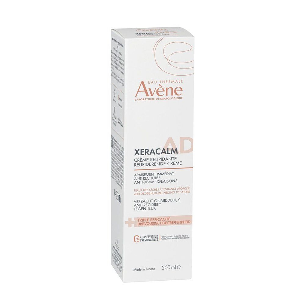 Verpackung der Avène XeraCalm AD Creme, 200ml.