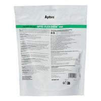 Dos du sachet blanc. Texte en plusieurs langues. Contient des informations sur les ingrédients et les valeurs nutritionnelles.