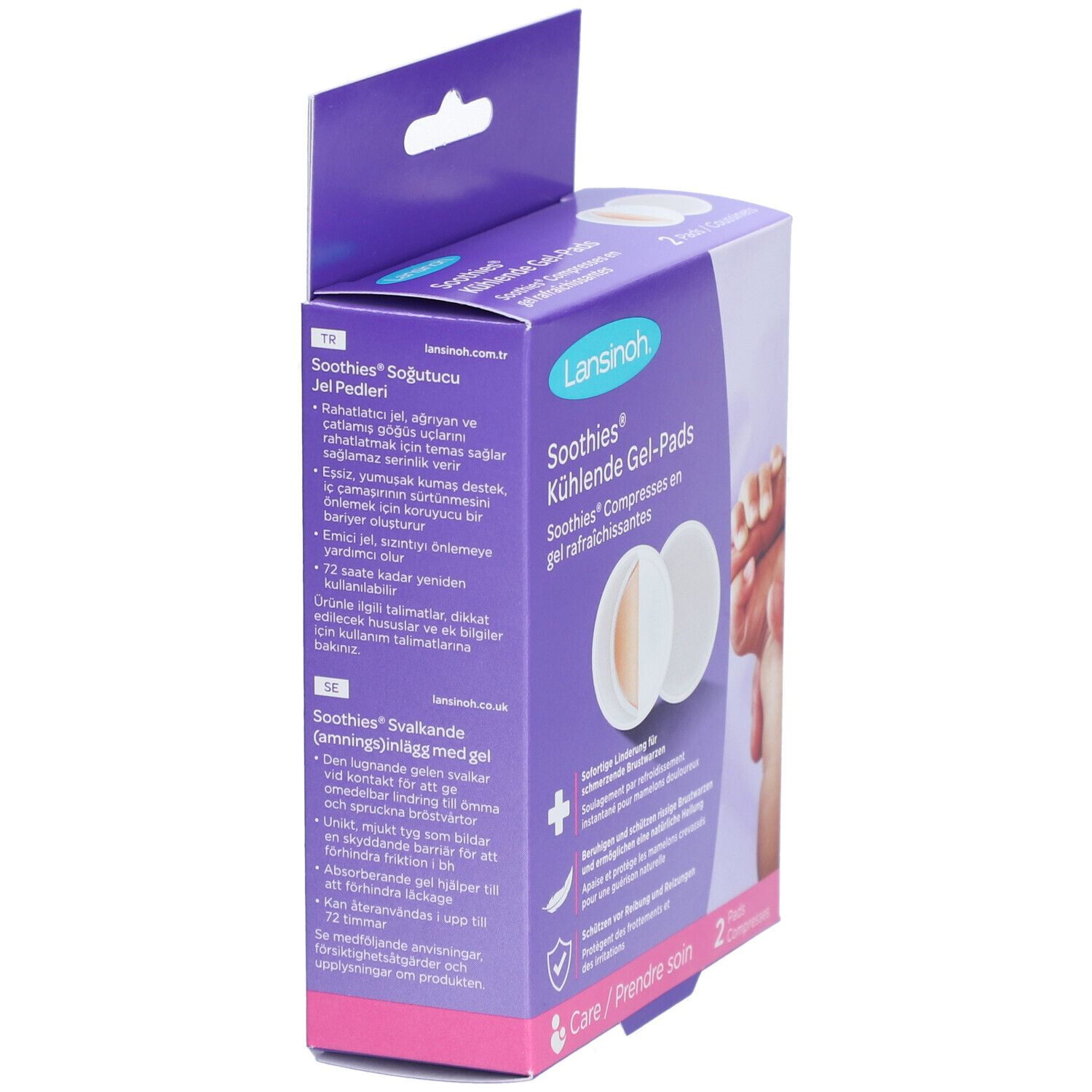 Lansinoh Soothies Brustpads Beruhigendes Kühlungsgel