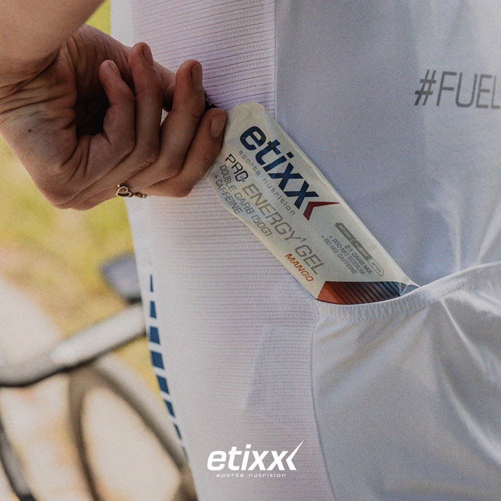 Etixx Double Carb Energy Gel Pro Line + Caffeine Mango