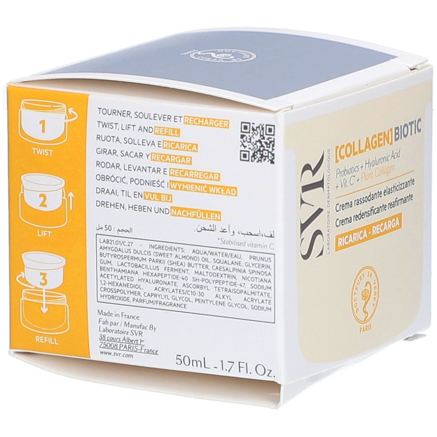 SVR [COLLAGEN] Biotic Straffende Rebounding Cream | Nachfüllpackung