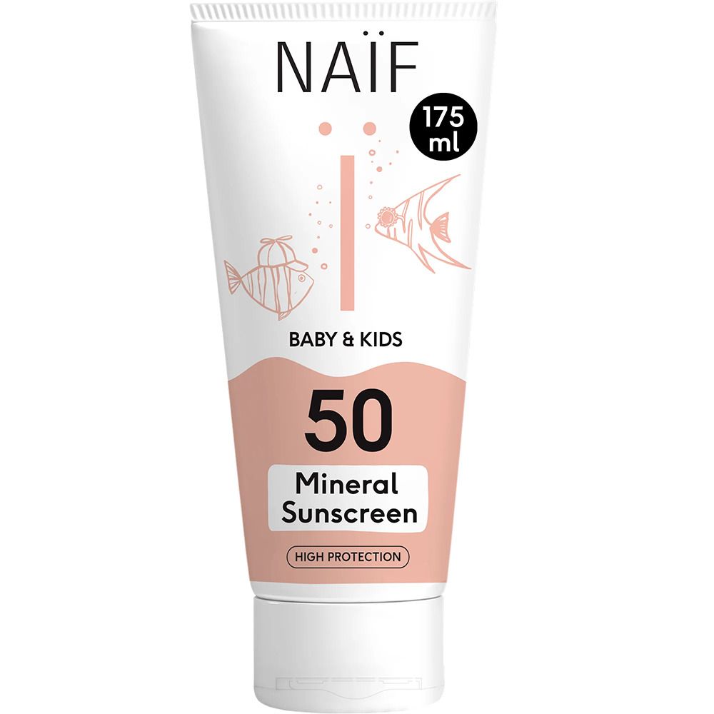 NAÏF® Protection solaire minérale bébé & enfant SPF 50