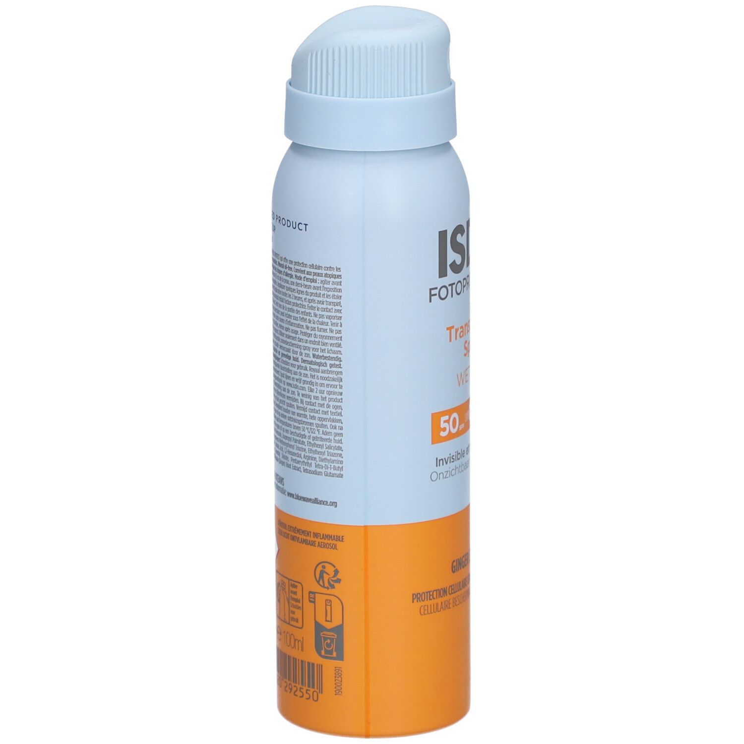 ISDIN Photoprotector Transparent Spray Wet Skin SPF 50