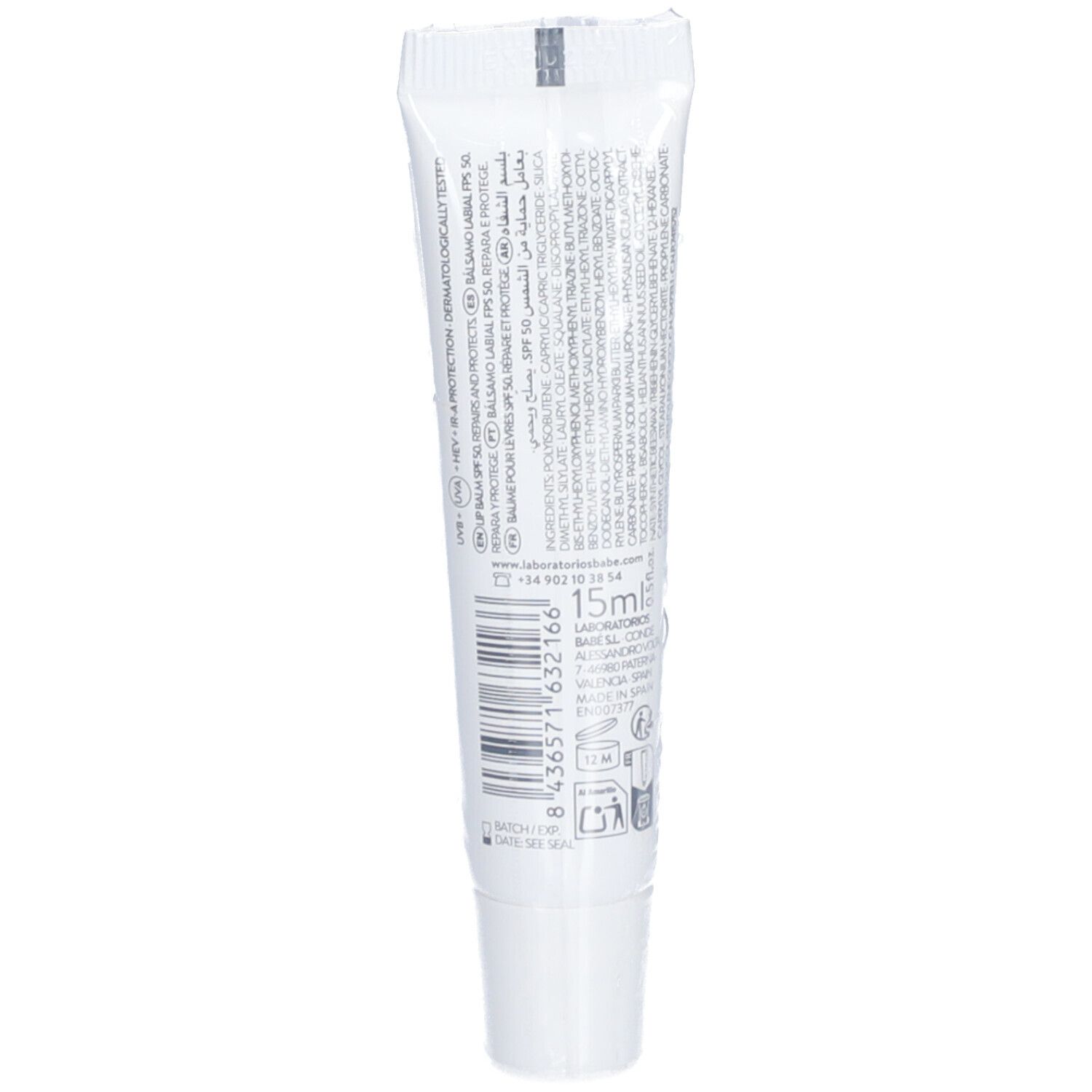BABÉ Lip Balm Hyaluronic Acid SPF50