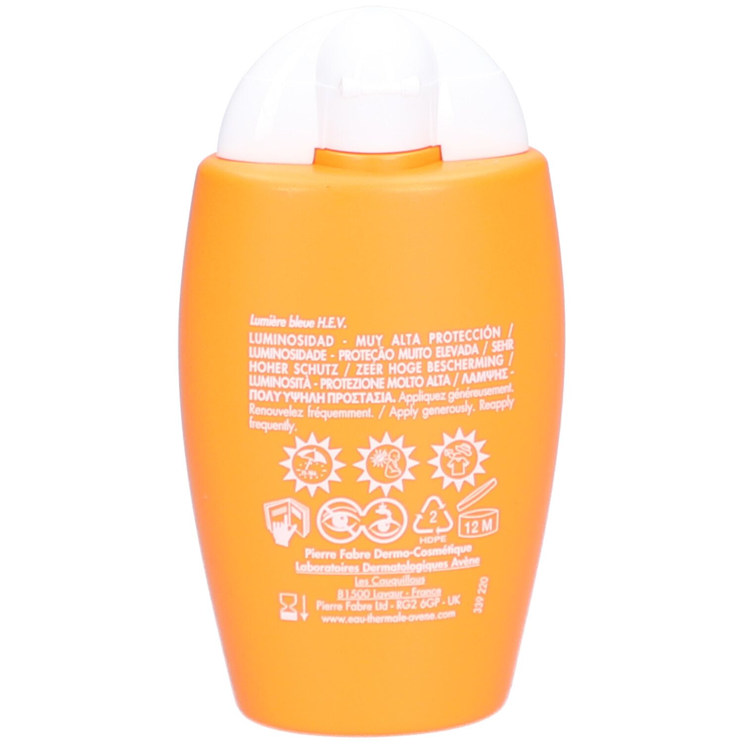 Avène Sonnenschutz Ultra Fluid Radiance SPF50+ | Sehr hoher Schutz | Strahlend schön