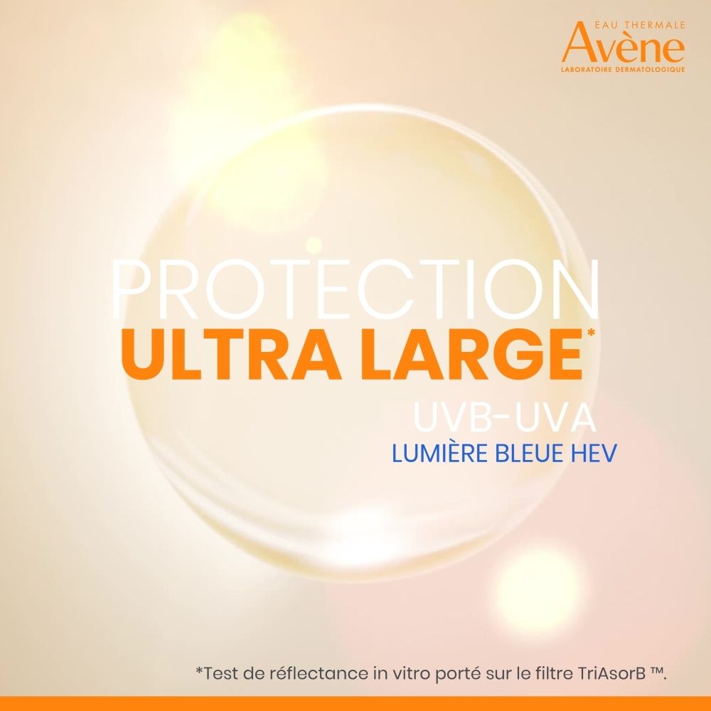 Côté de la boîte orange. Texte : conseils d'utilisation en français. Ingrédients.