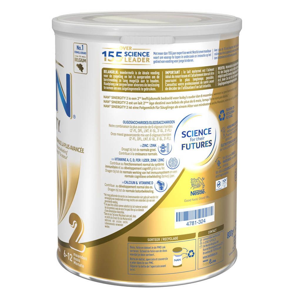 Nestlé® NAN® SINERGITY 2 6-12 Mois