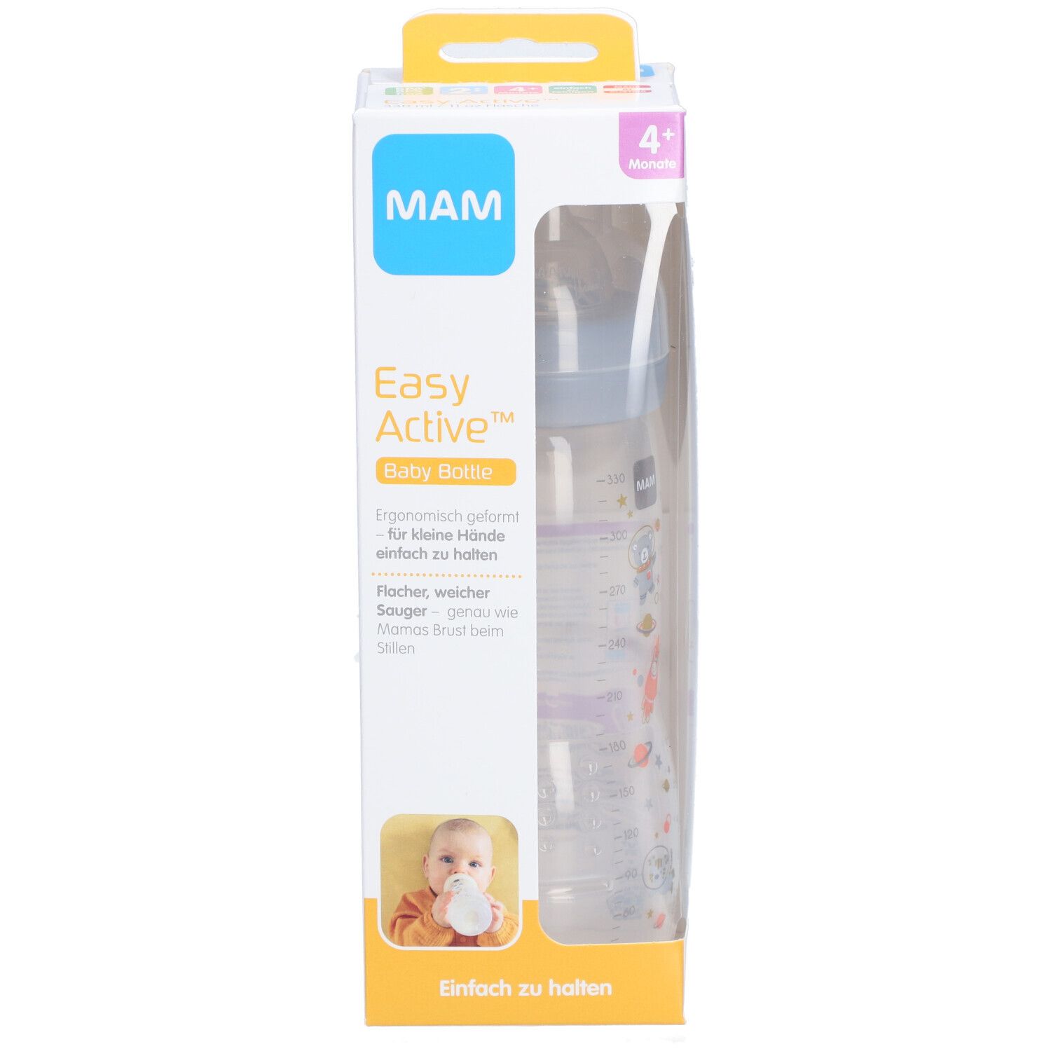 MAM Easy Active™ Biberon Unisex 4 Mois et +