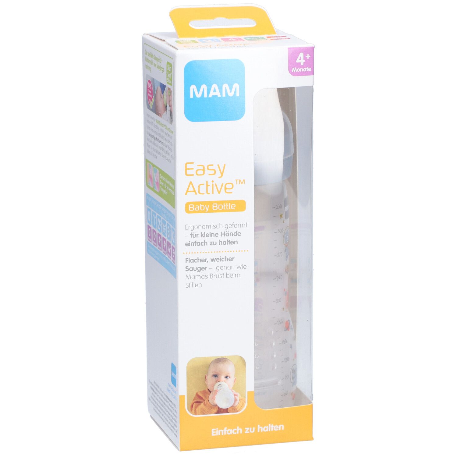 MAM Easy Active™ Biberon Unisex 4 Mois et +