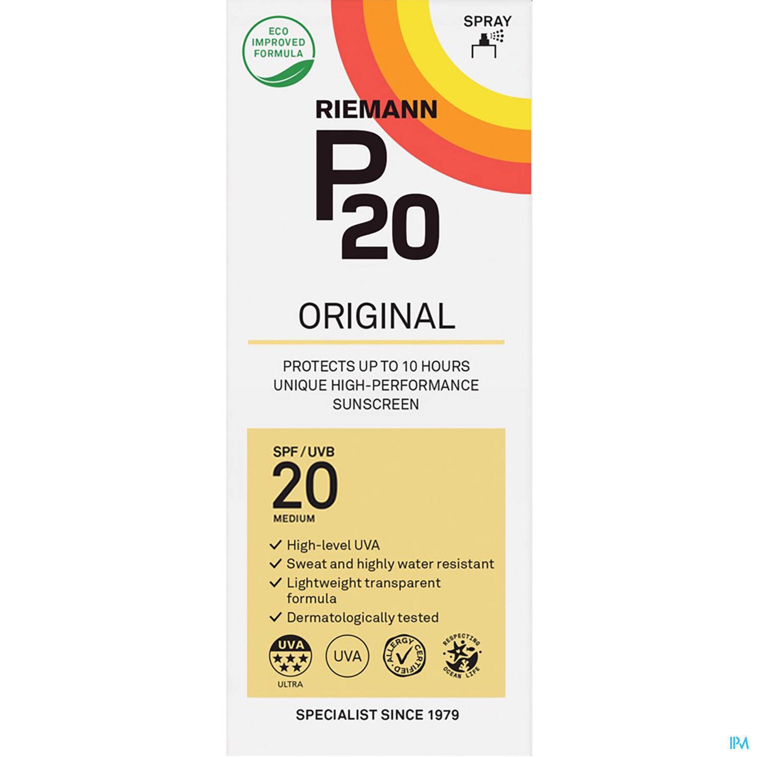 P20 Original Spray Solaire SPF20