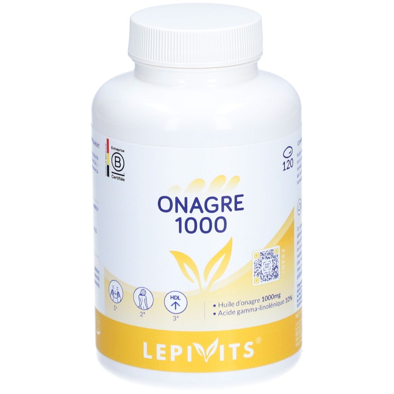LEPIVIT Nachtkerzenöl 1000 mg + Vitamin E