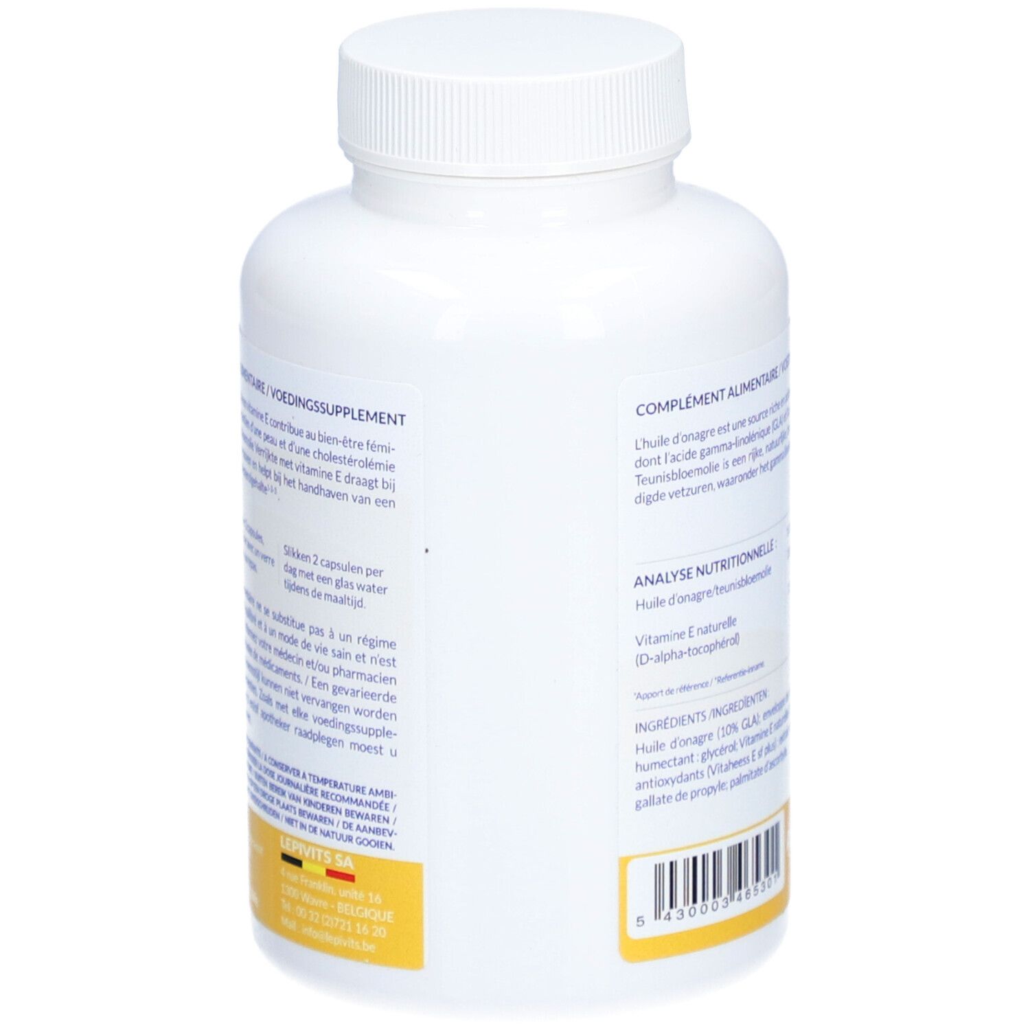 LEPIVIT Nachtkerzenöl 1000 mg + Vitamin E