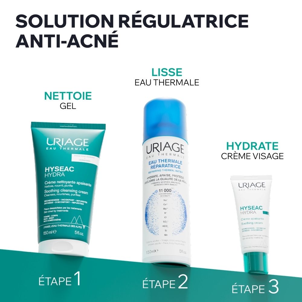 Uriage Hyseac Hydra Crème: Efficacité contre imperfections, squames et rougeurs.