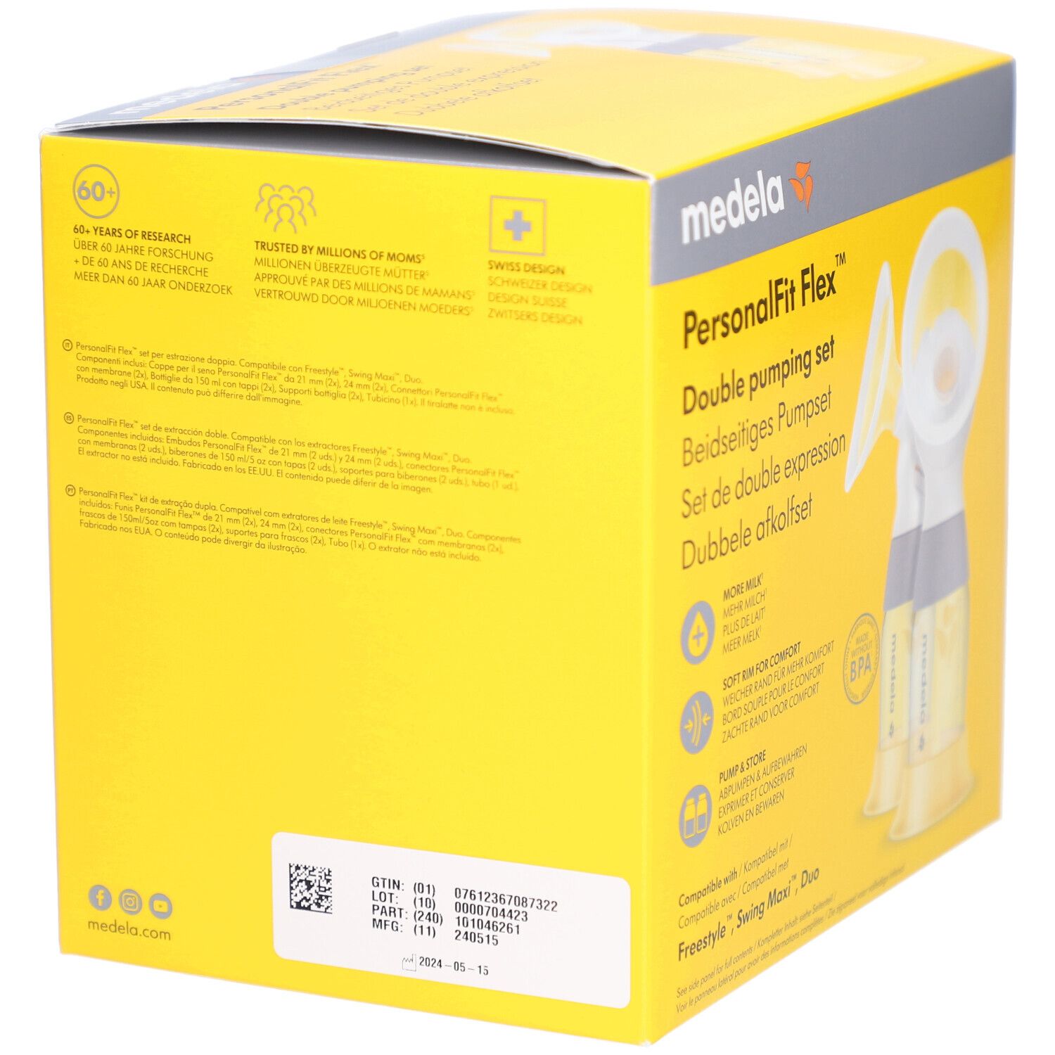 Medela PersonalFit Flex Doppel-Ausdrucksset