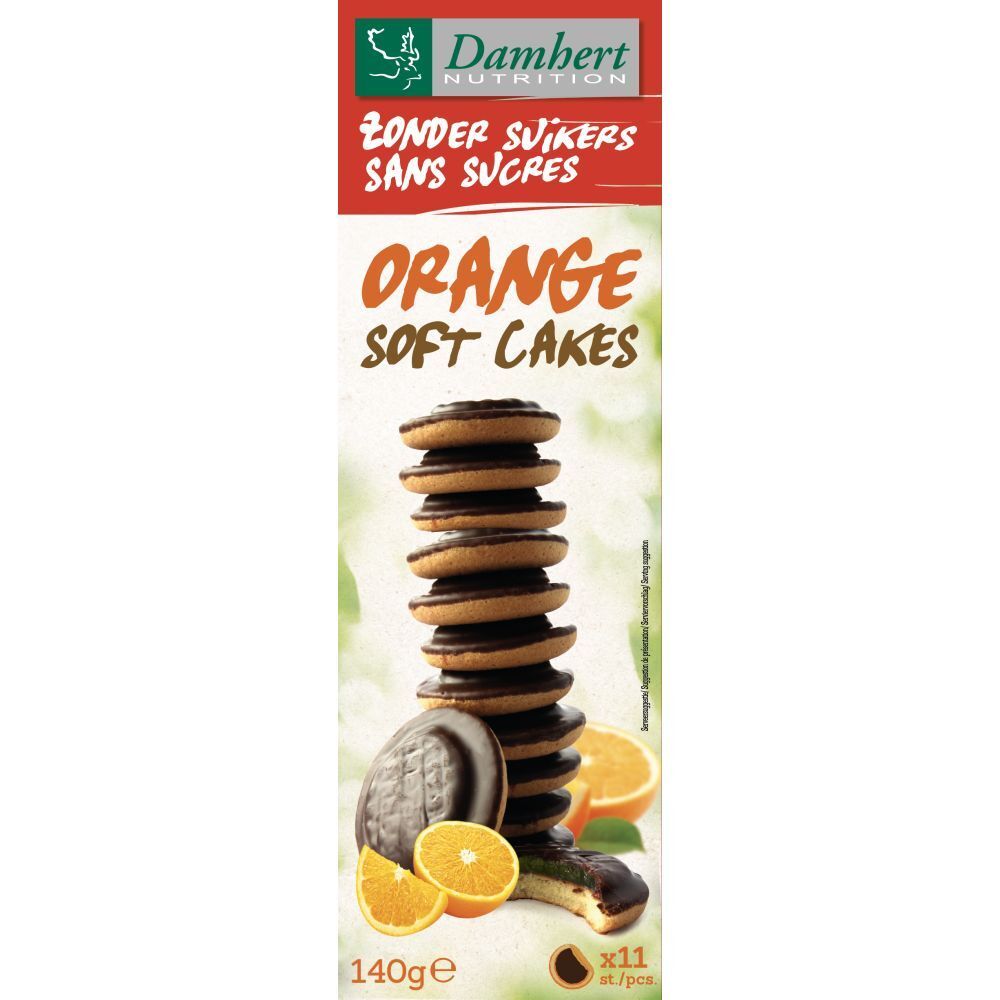 Damhert Zuckerfreie Orange Soft Cakes