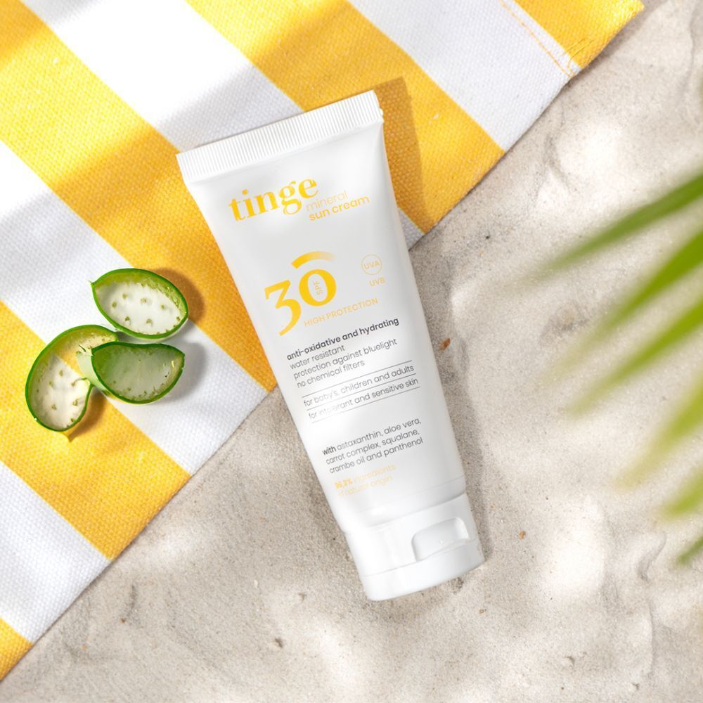 Tinge Crème Solaire Minérale SPF30 haute protection