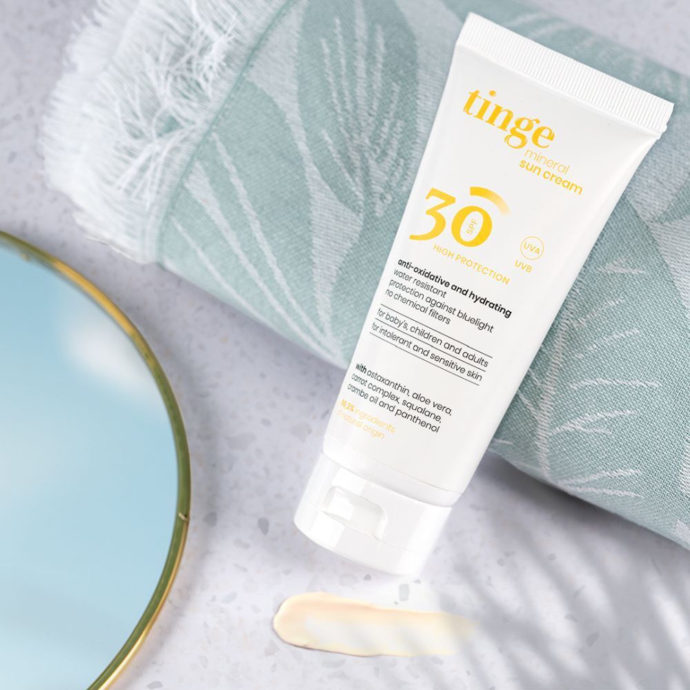 Tinge Crème Solaire Minérale SPF30 haute protection