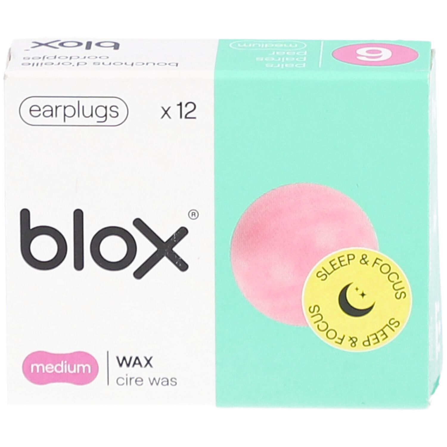 Blox Ohrstöpsel Medium Cire