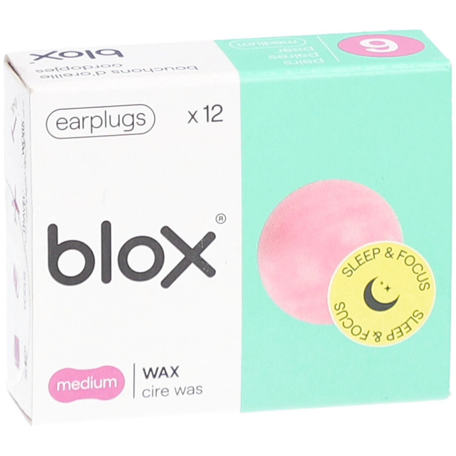 Blox Ohrstöpsel Medium Cire