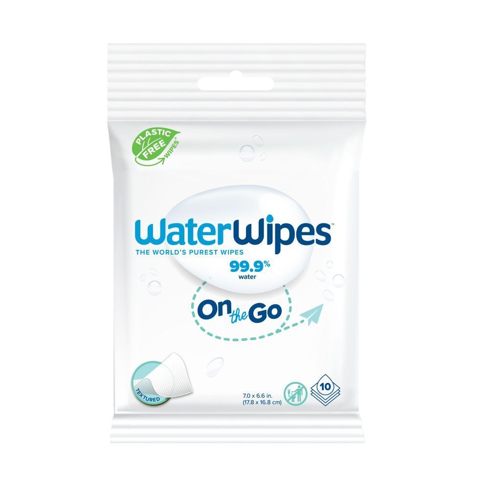 WATERWIPES on the go Lingettes texturées