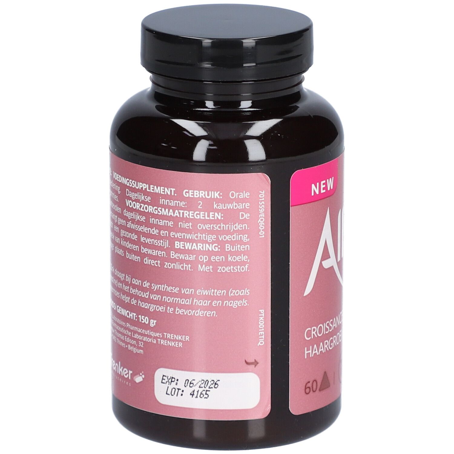 Alline Gummies Pure Keratin - Haar- und Nagelwachstum