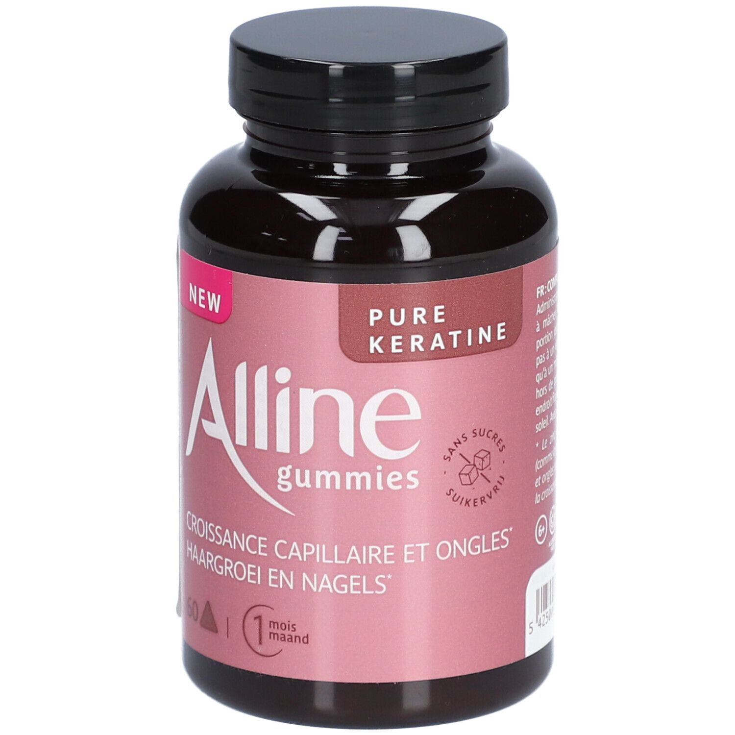 Alline Gummies Pure Keratin - Haar- und Nagelwachstum