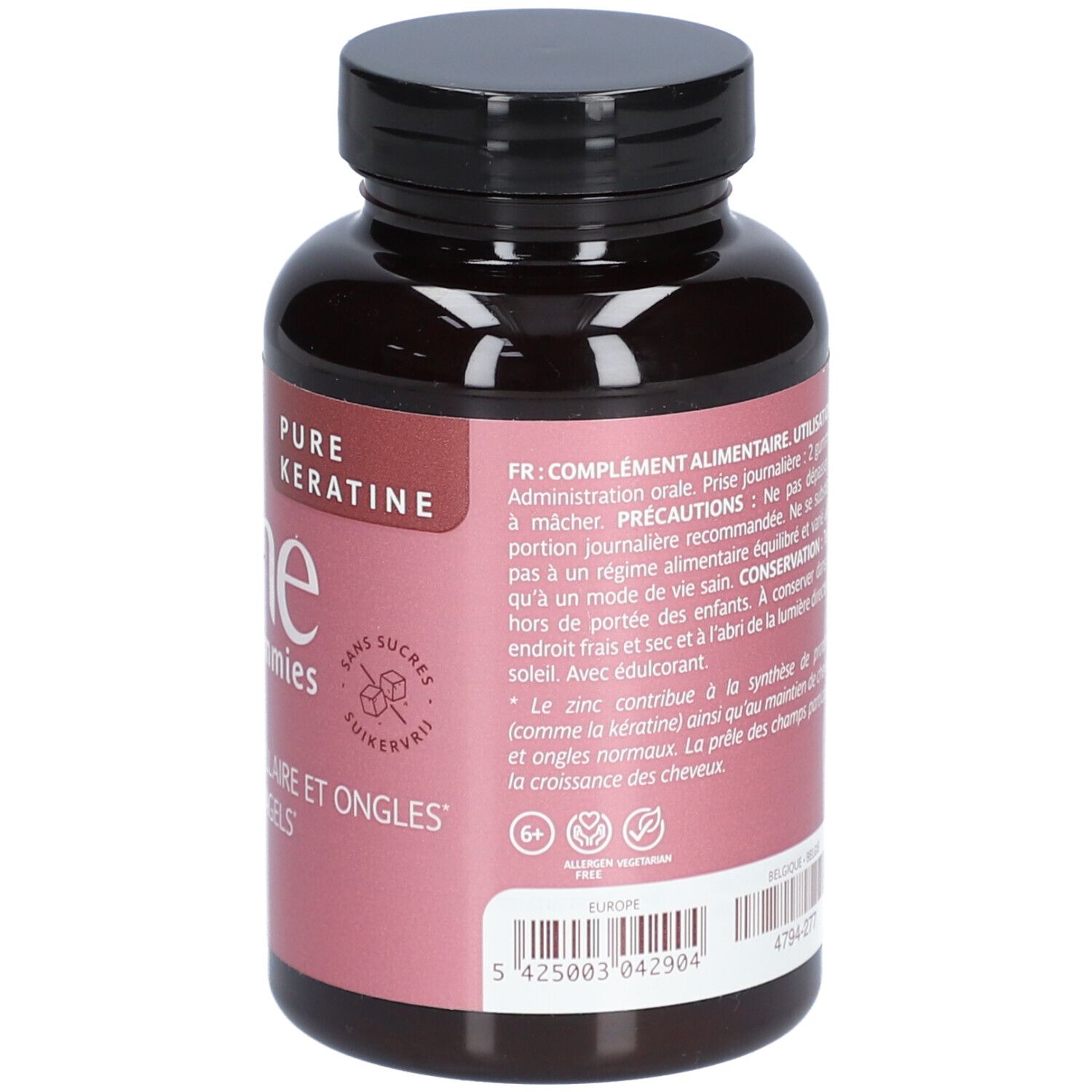 Alline Gummies Pure Keratin - Haar- und Nagelwachstum