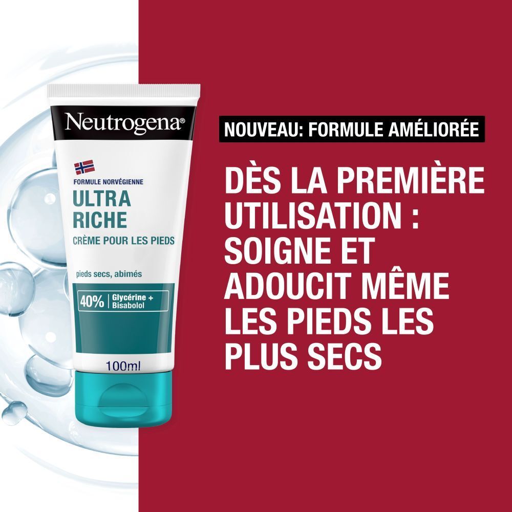 Neutrogena Ultra Rich Fußcreme in einer Tube, 100ml.