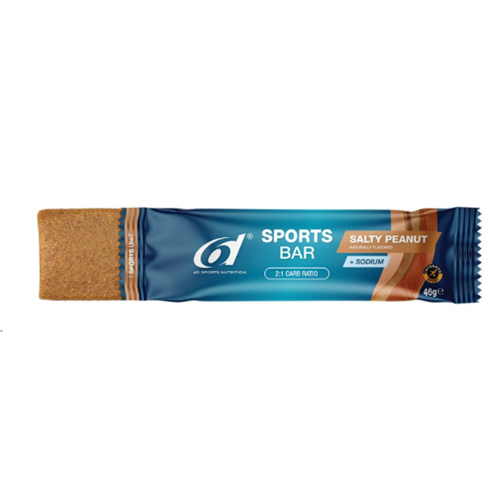 6D Sports Nutrition Sportriegel - Salzige Erdnuss + Natrium