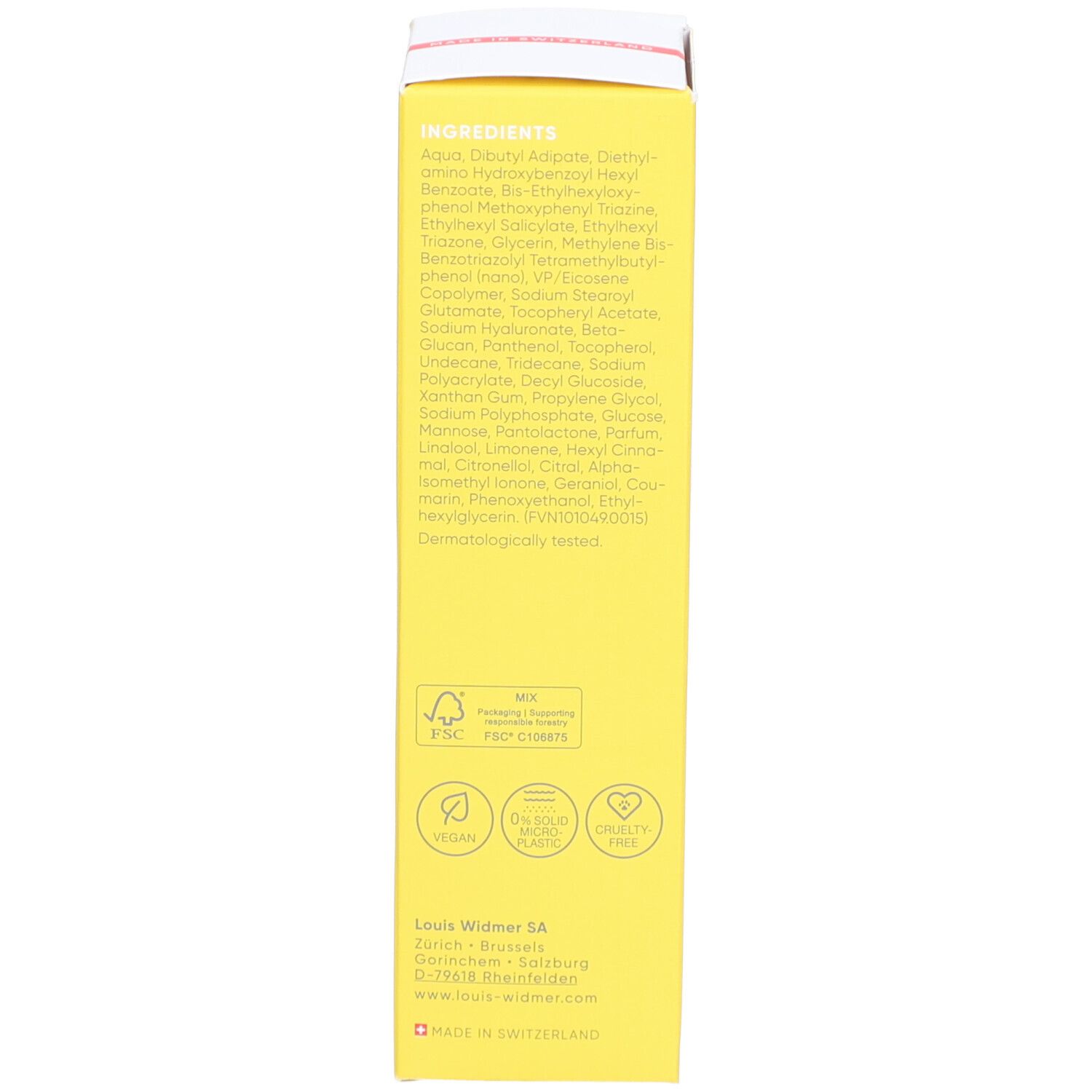 Louis Widmer Sun Gel SPF50