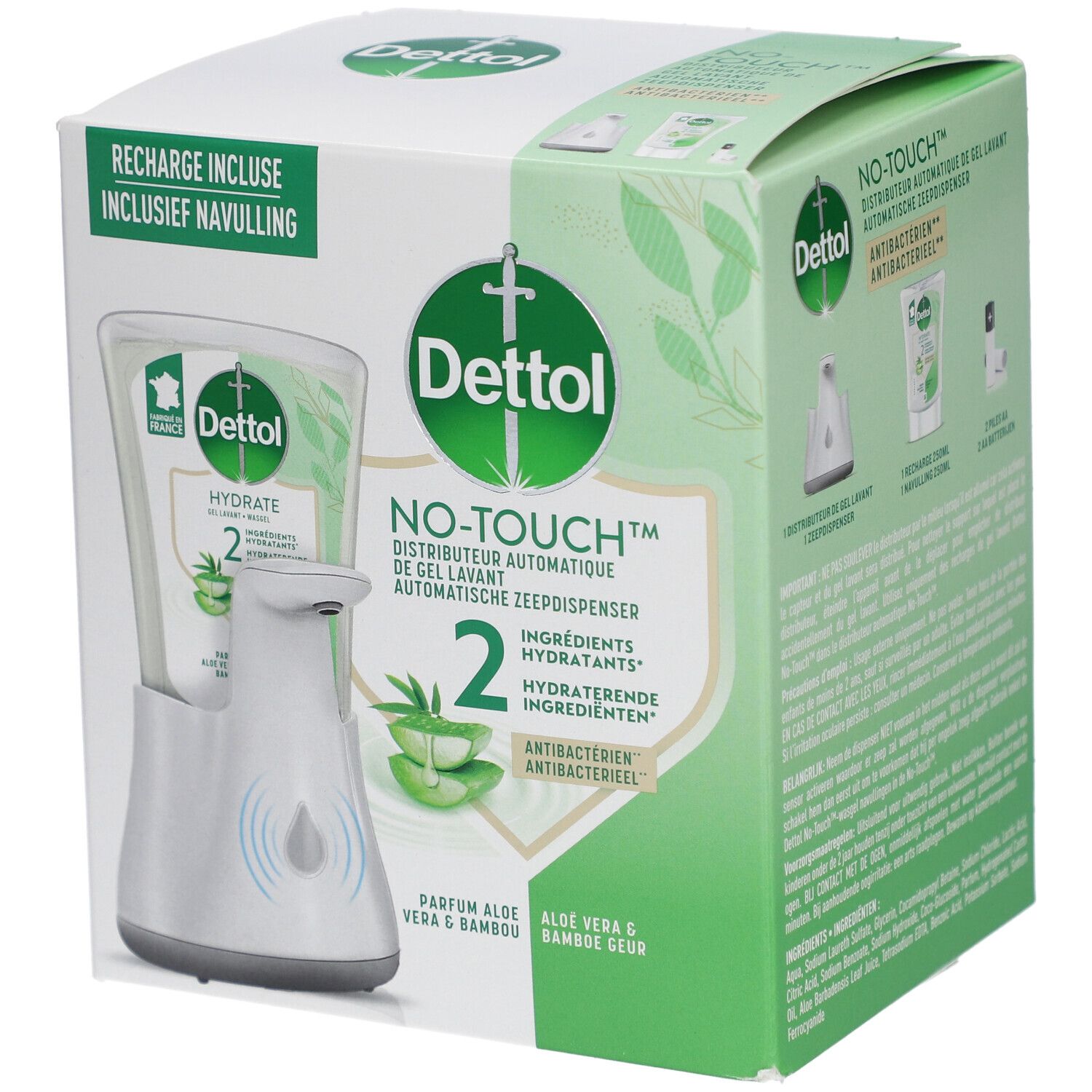 Dettol No-Touch Distributeur automatique de gel lavant