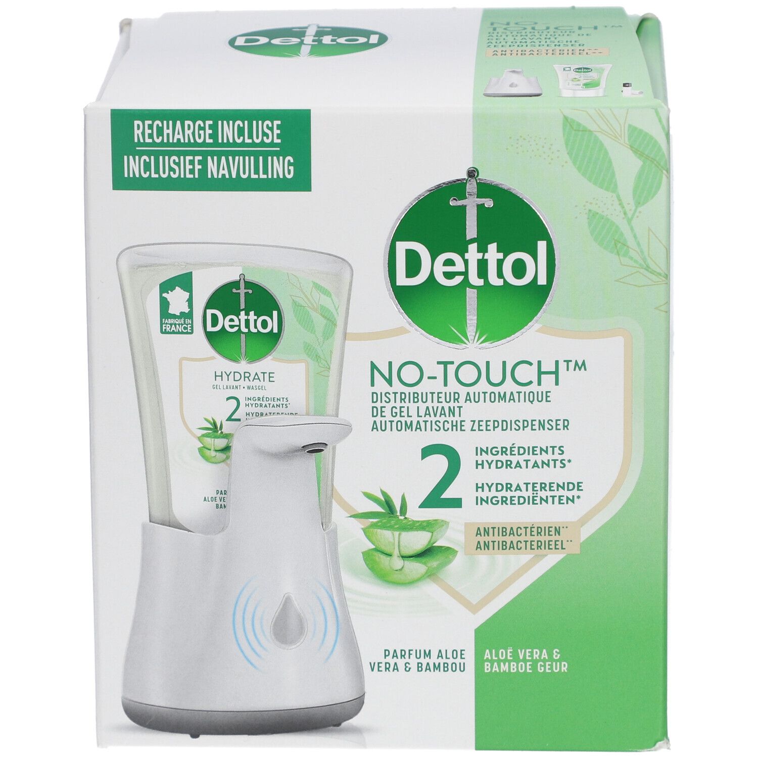 Dettol No-Touch Distributeur automatique de gel lavant